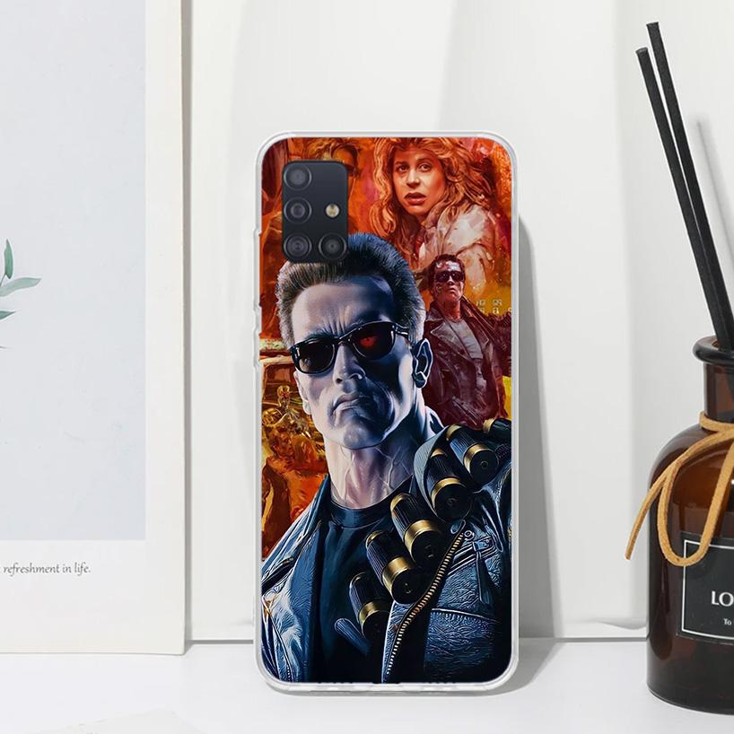 Arnold Schwarzenegger Terminator Phone Case For Samsung Galaxy A52 A42 A32 A22 A12 A02S A72 A51 A50S A41 A31 A21S A71 A40 A30S A