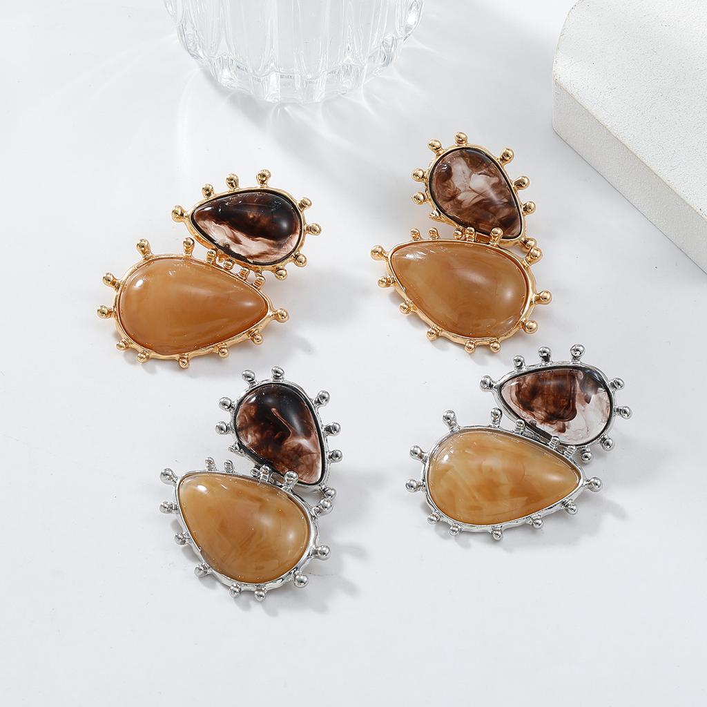 Женские серьги «Темперамент» из смолы