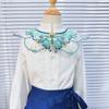 Embroidery Decoration Hanfu Shawl Pearl Traditional False Floral Yunjian Chinese Butterfly Kids Shirt False Collar