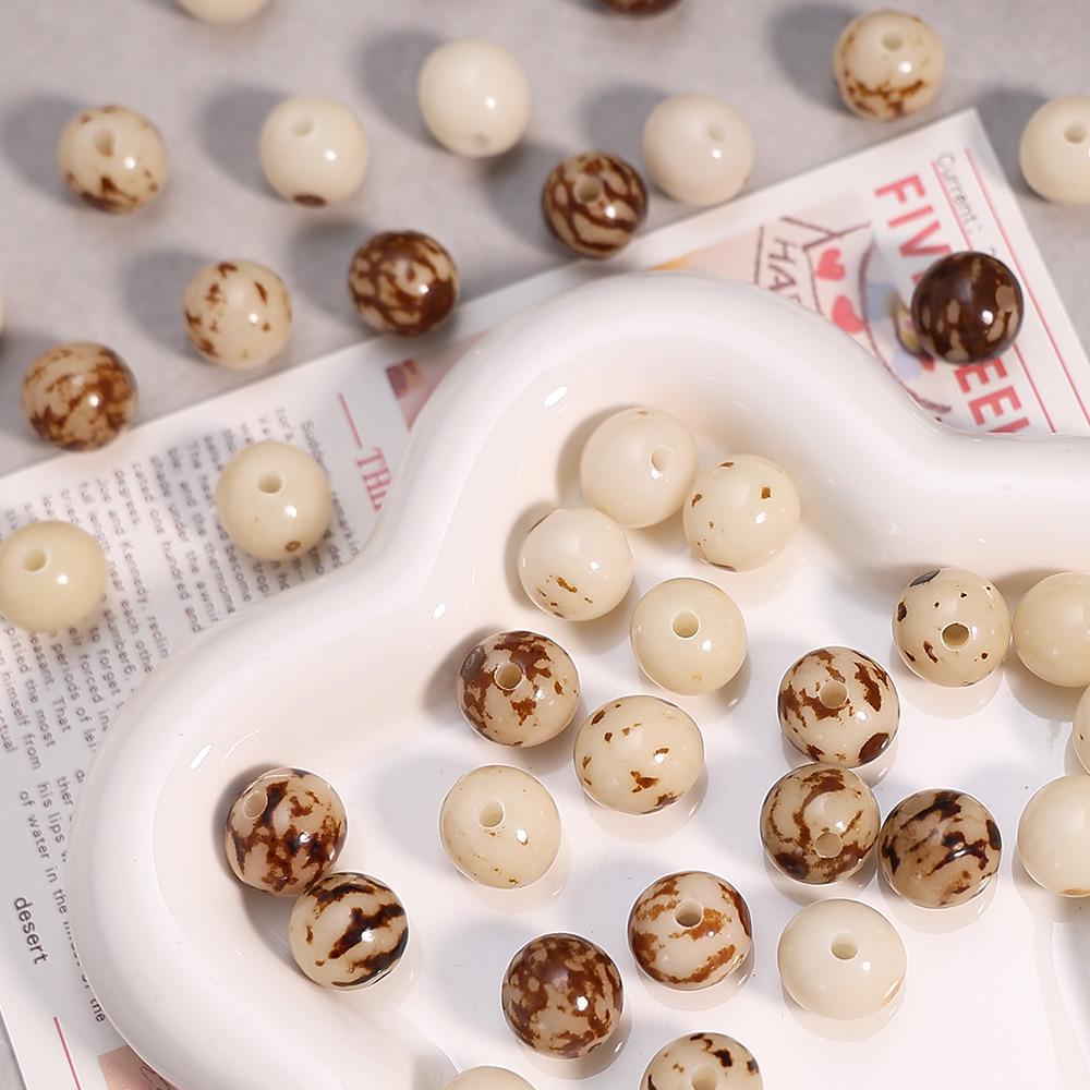 Multi-color Natural Bodhi Flower Beads for Handmade DIY Bracelets and Accessories