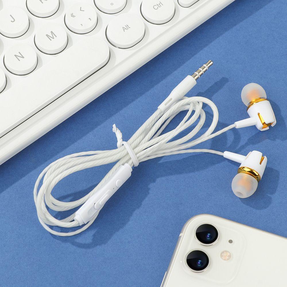 Control Wire-Controlled With Microphone In-Ear Headphones Gaming Headset Wired Headphones Earphones