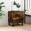 VidaXL Bedside Table Smoked Oak 40x35x47.5 Cm Engineered Wood 827366