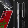 Чехол для телефона с флагом Марокко и футбольным мячом для Samsung Galaxy S22 5G S20 Ultra S21 FE 5G S10E S9 S8 S10 Plus Note 20 10, прозрачный силиконовый чехол