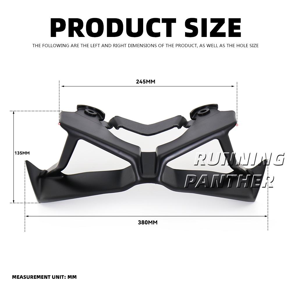 Прижимная сила для мотоцикла, фронтальные спойлеры, аэродинамическое крыло, комплект переднего спойлера для Yamaha MT-09 MT09 SP