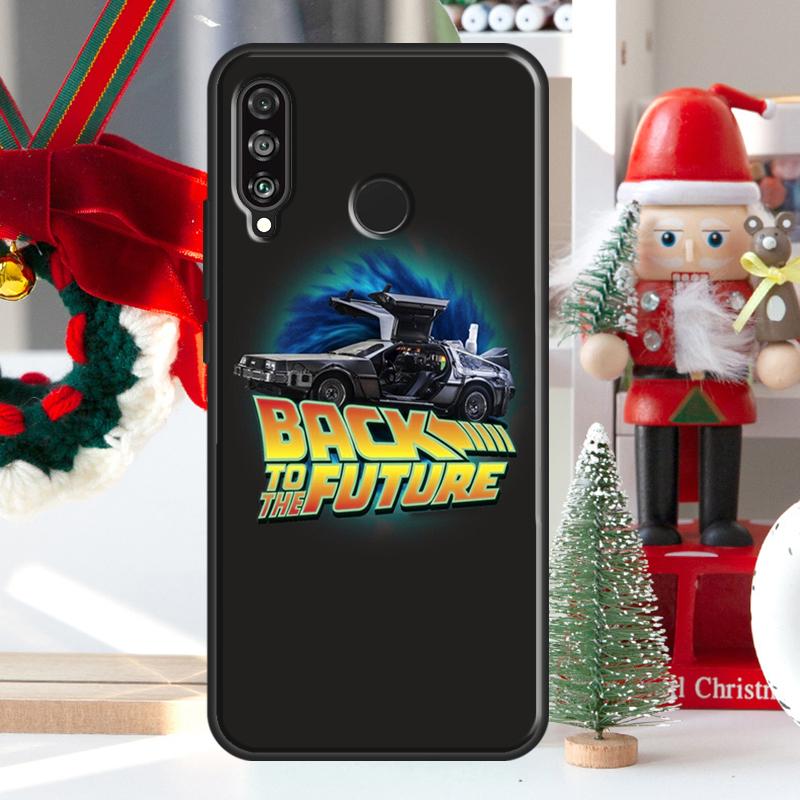 Чехол Машина времени из Назад в будущее для Huawei Nova 9 10 SE 11 Pro Y60 Y70 Y90 Y61 Y91 Y72 Y73 12i 11i 8i P20 P30 P40 Lite