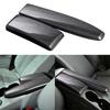 2pcs ABS Carbon Fiber Look Car Center Armrest Box Panel Cover For Benz C W204 E W212