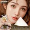 Eyeshare Цветные контактные линзы года Натуральные карие цветные линзы для макияжа глаз Синие модные контактные линзы Серые косметические линзы 1 пара