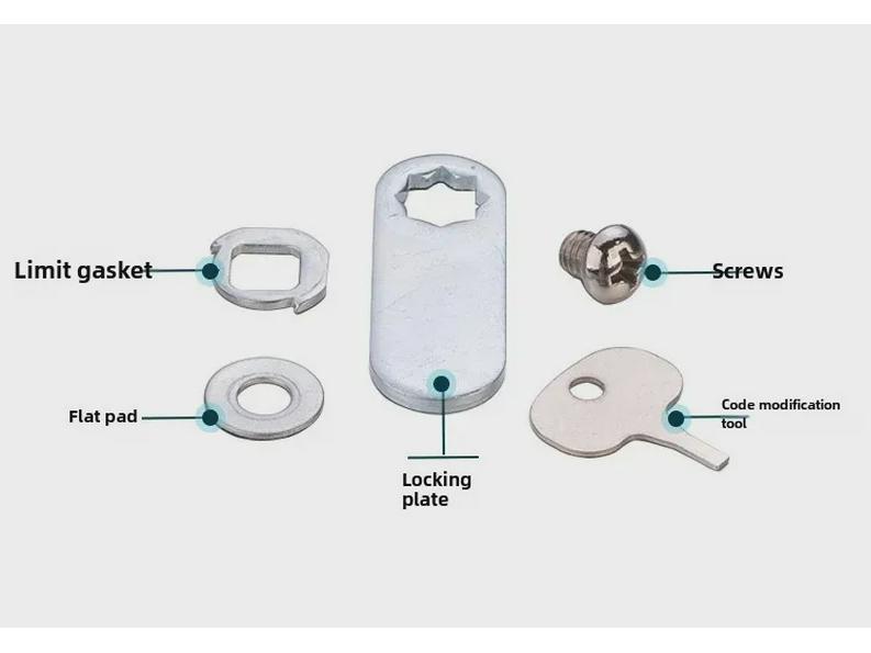 A18 Multi-Purpose Metal Lock: Desk Drawer, Cabinet, Mailbox, Furniture, Anti-Theft Locker.