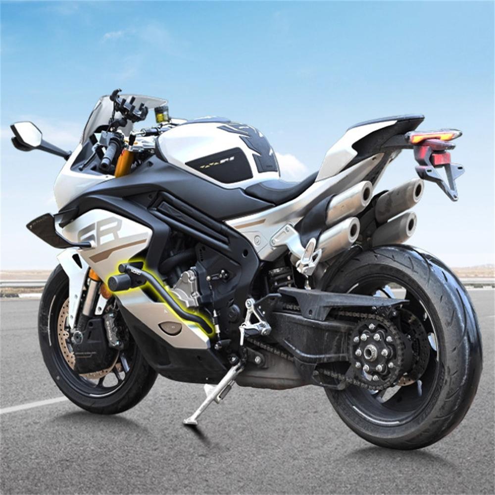 FOR CFMOTO 750SR bumper seamless tube front bumper with built-in spring anti fall and anti-collision protection bar 750sr