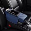 Compact Car Armrest Pad with Tissue Holder and Elbow Support