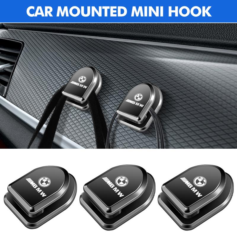 2pcs Car Air Vent Hook USB Cable Headphone Storage Hooks For BMW M F10 F20 F30 F40 F15 F25 F26 F31 F49 E62 E83 E84 DP8