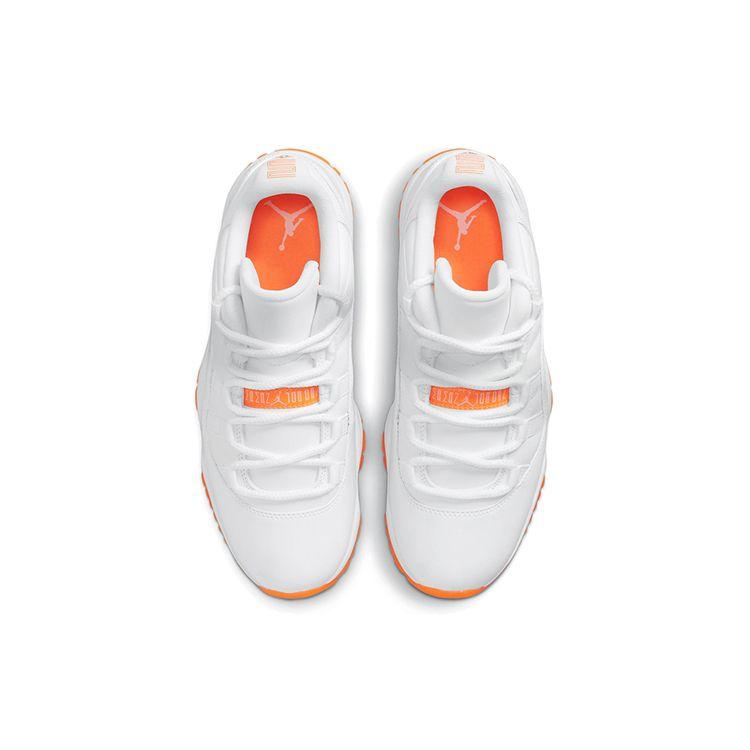 Air Jordan 11 Retro Low Bright Citrus Women Sneakers White AH7860-139