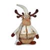 Figurine De Noël - Renne - Marron Et Blanc - 15 X 43 X 19 Cm - Décoration Intérieure