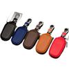 Unisex Women Men Keychain Keyrings Waist Hanging Car Key Bag Case Zip-up Hanging Keyrings Leather Accessories