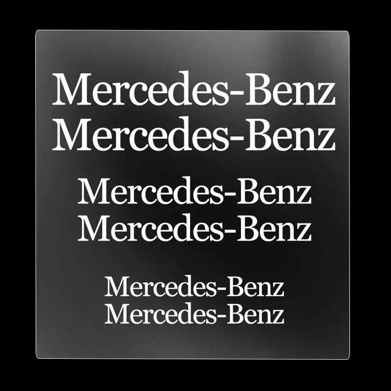 CUVJF1 6pcs Brake Caliper Sticker Heat Resistant Decal Car Decoration For Mercedes Benz W204 W124 W201 W202 W212 W220 W205 GLA CLA GLC