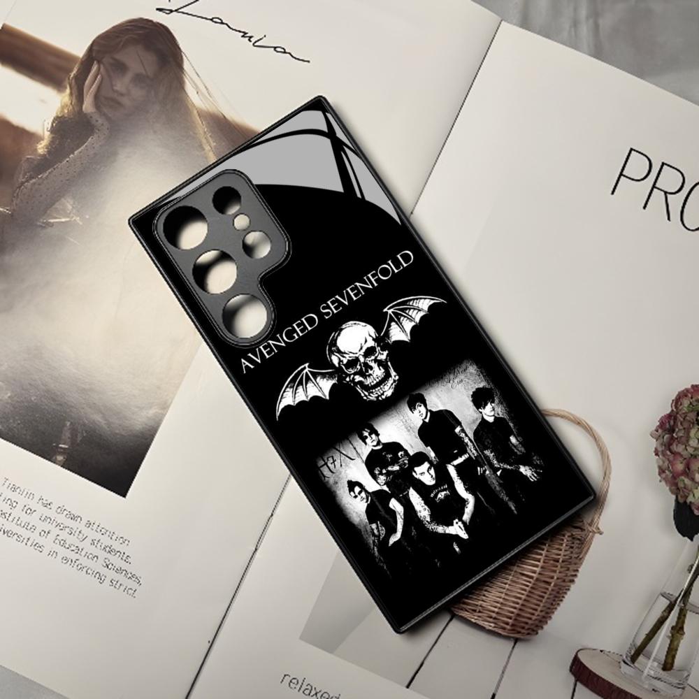 A-Avenged Sevenfold Phone Case For Samsung Galaxy S26 S25 S24 S23 S22 S20 S21 Edge Ultra Plus Fe Colored Silver Cover