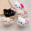 Плюшевые аксессуары Hello Kitty: Кукла своими руками, Брошь-голова кошки, Подвеска, Украшения для сумки, шарфа и обуви.