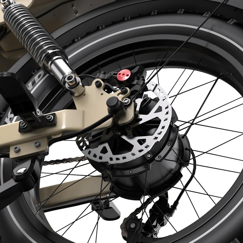 ONESPORT W77 20'' Electric Bike 48V18AH Battery 500W Motor 45KM/H Top Speed Hydraulic Brakes Commuter Electric Bicycles