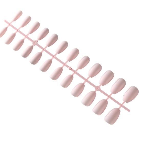 Yousheng 24Pcs Fake Nails Ultra-Thin Removable Matte Texture Vivid Color Unbreakable Wearable Press On Fake Nails DIY Manicure Tools Nail Supplies