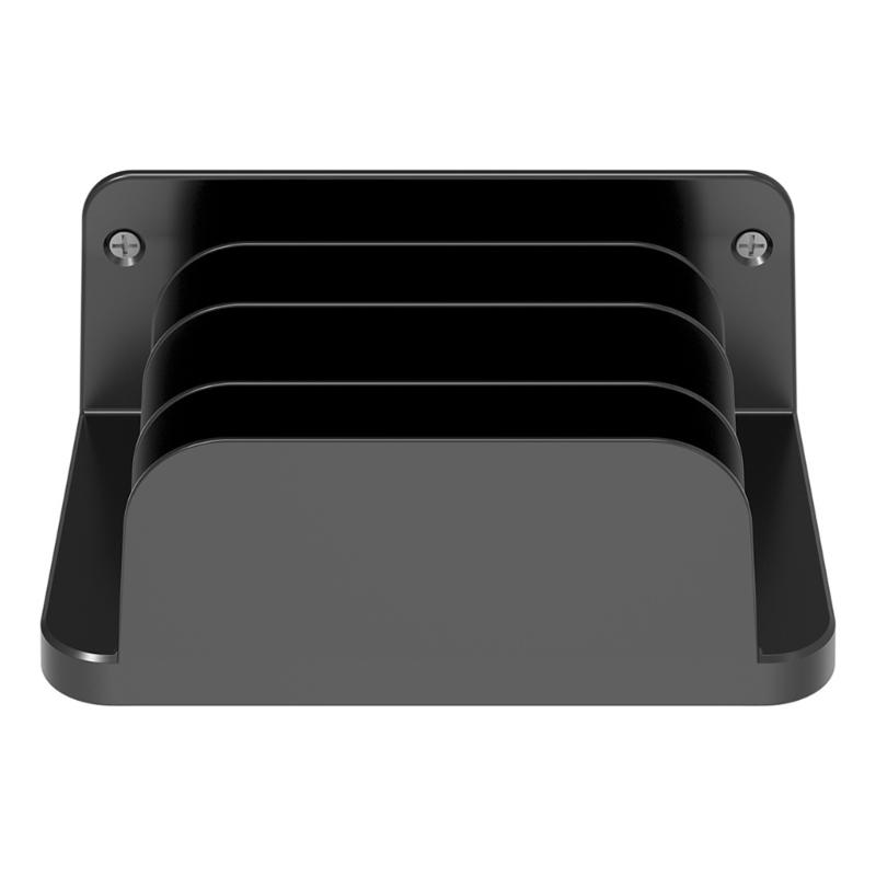 Universal Wall Mounted Stand For Tablets And Smartphones Compatible for up to 20mm Width Pad Phone Devices Organizers