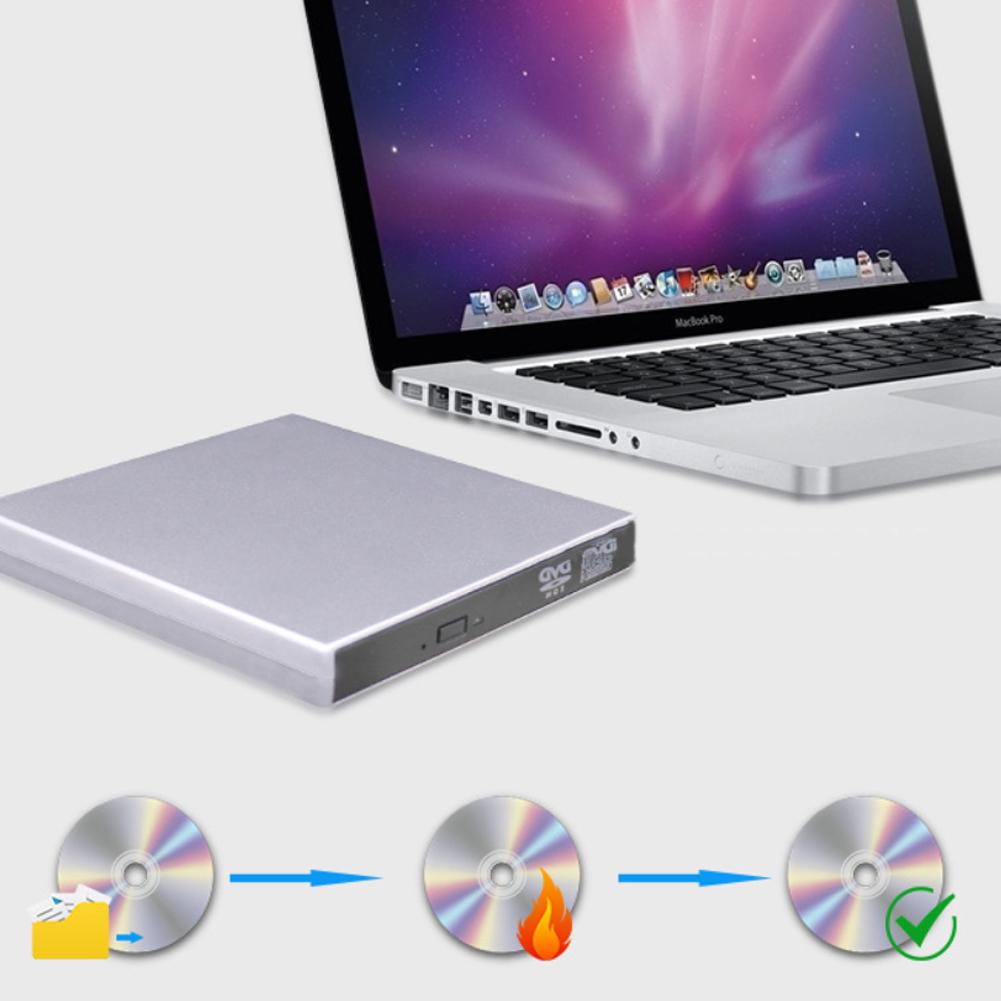 Универсальный внешний оптический привод CD DVD Портативный USB 2.0 внешний оптический привод DVD для компьютера ноутбука