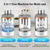 3  In 1 Electric Makeup Brush Tools Cleaner Portable Automatic Spinning Makeup Brush Cleaning Machine Makeup Brush Dryer Storage