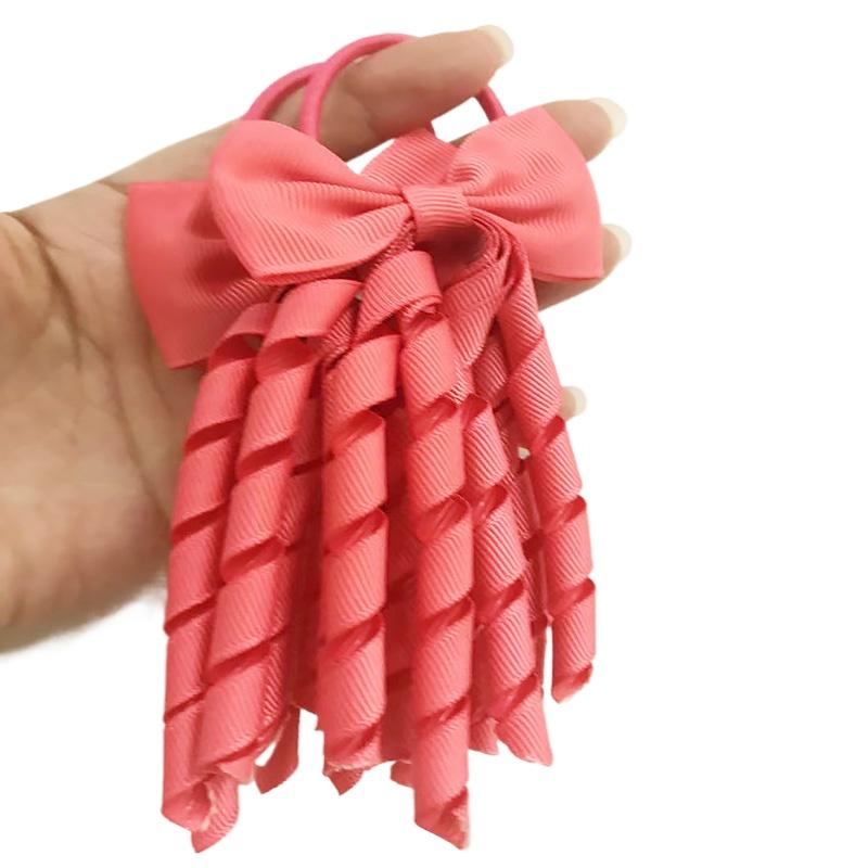 Кольцо для волос для девочек Резинка для волос Болельщица для девочек Повязка на голову с бантом Головной убор Веревка для волос Банты для волос Модные аксессуары для волос