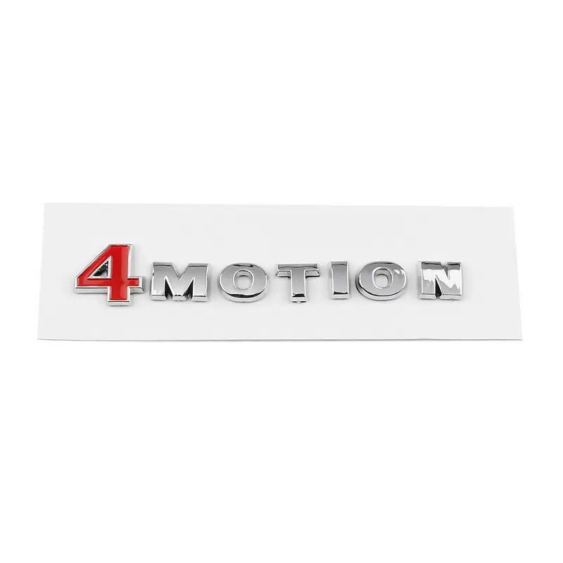 3D ABS Letters For Car Volkswagen Passat B6 Polo Tiguan Touareg Golf MK4 VW 4 MOTION Sticker 4MOTION Emblem Badge Accessories