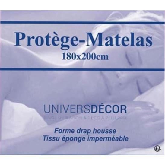 Lot de 2 Protèges matelas imperméable, absorbant et anti-acariens 180 x 200 cm King Size
