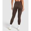Gymshark Архив леггинсов Everyday Foldover Brown B1b7g Nby8