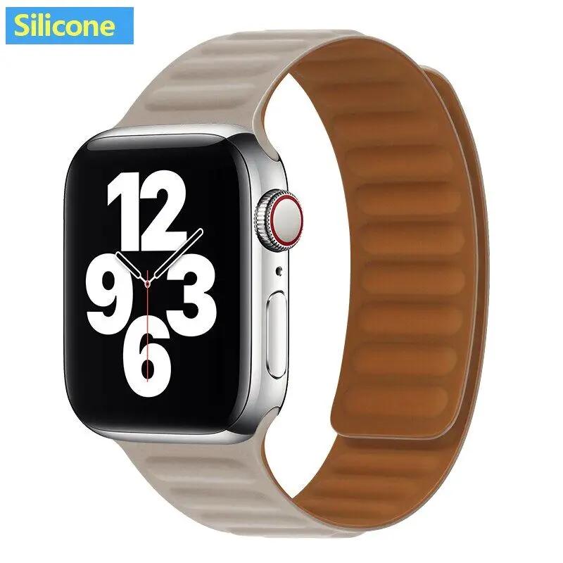 Новый ремешок FineWoven для Apple Watch Band 44 мм, 40 мм, 45 мм, 49 мм, 41 мм, оригинальный браслет с магнитной петлей iWatch Series 9 8 SE 7 Ultra 2