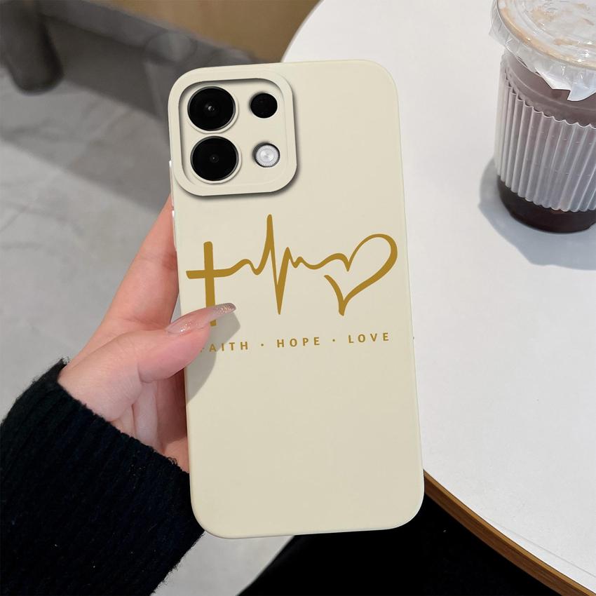 Для Oppo K12 A5 A5X Realme 5 6 7 8 9 10 Pro Plus чехол для телефона Pretty Love Heart Pattern Мягкий силиконовый улучшенный защитный чехол от падения для Oppo Shell