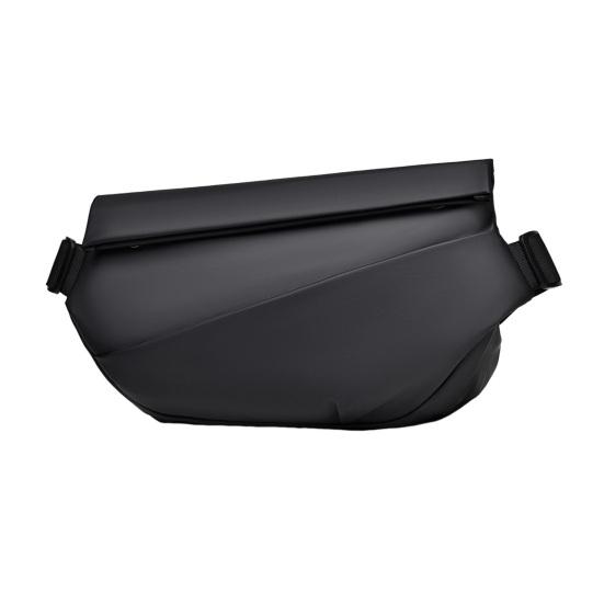 Men Crossbody Bag with Cup Holder Waterproof Chest Bag Magnetic Buckle Sling Bag Shoulder Bag for Commuting Street Travel