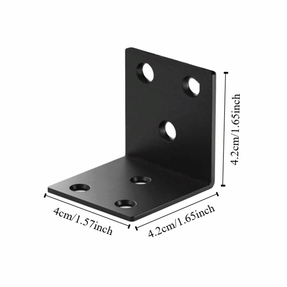 Stainless Steel Corner Bracket 90 Degree Corner Brace Right Angle Brace Board Shelf Support
