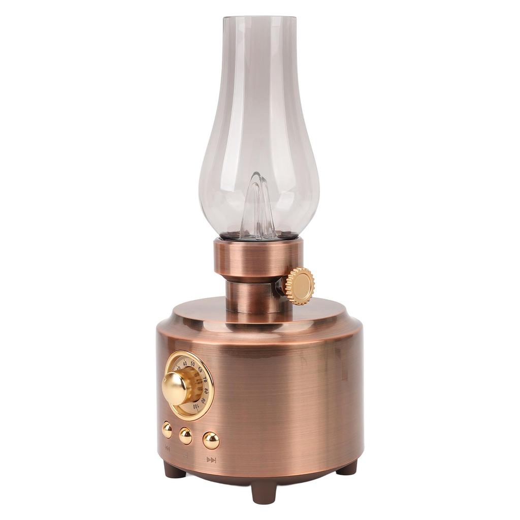 Speaker Vintage Table Lamp Support USB Memory Card Input Wireless Speaker for Bedroom Bar