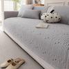 Nordic Minimalist Solid Cotton Sofa Cushion Non-Slip Thick Seat Pad All