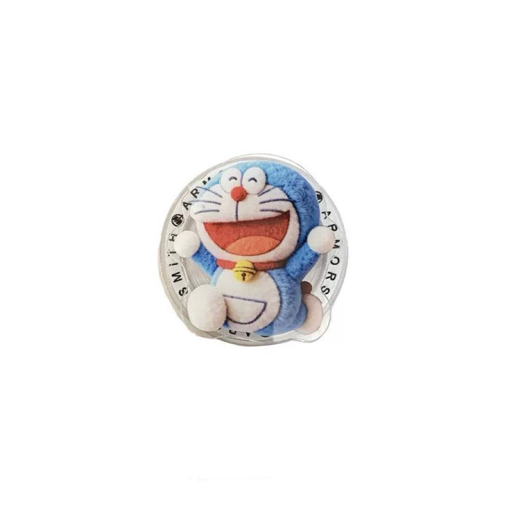 Doraemon Cute Cartoon Magnetic Air Cushion Stand – Trendy & Strong MagSafe Compatible Retractable Desktop Holder
