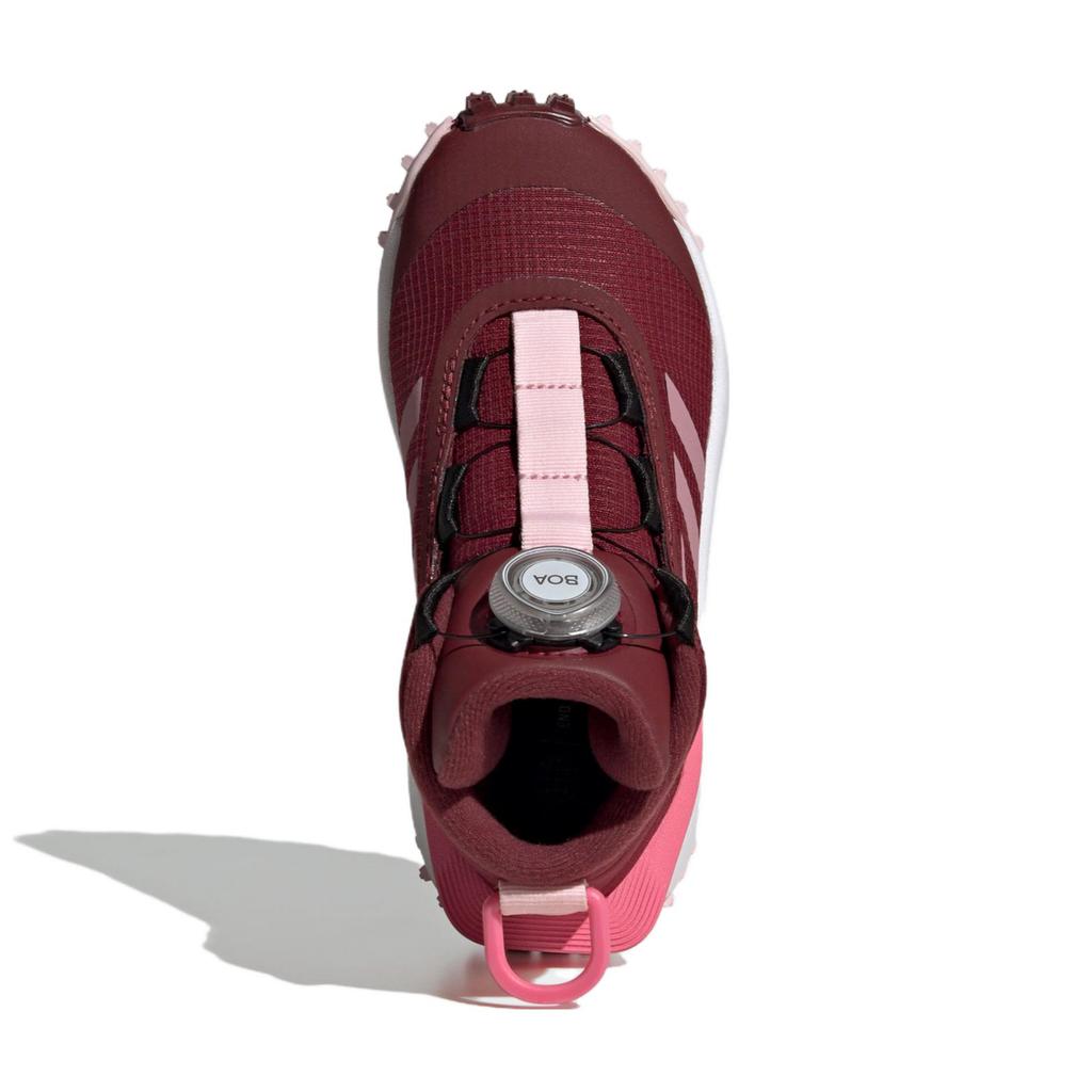 adidas Fortatrail Удобные кроссовки с амортизацией, прочные, средней высоты, детские кроссовки для бега, детские кроссовки, красные IG7261