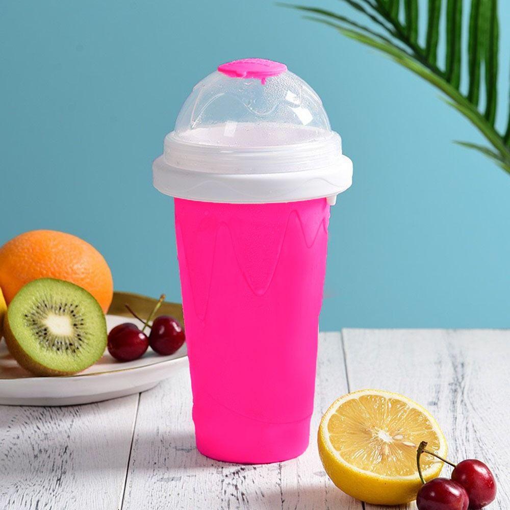 Large Capacity DIY Juice Water Bottle Silicone Ice Cream Maker Cups Smoothies Squeeze Cup  Kitchen