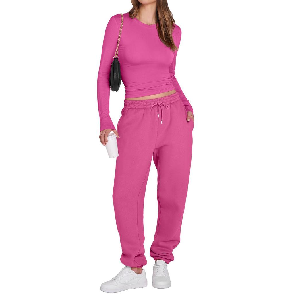 Женские летние комплекты из 2 предметов, комплекты с длинными брюками, повседневный спортивный костюм, шорты с длинными рукавами, костюм