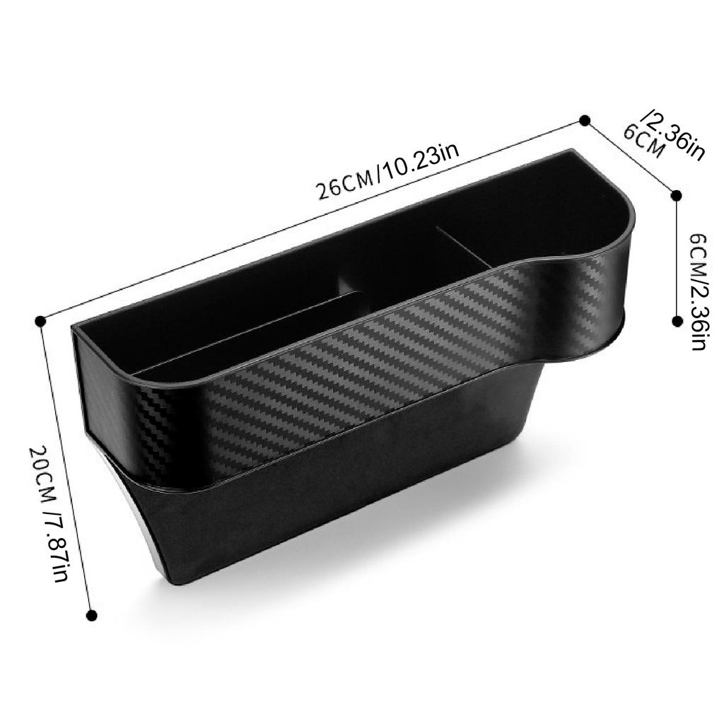 Car Seat Crevice/Slot Storage Box Abs Interior Accessories Multifunctional Organizer Phone/Card/Bottle Cups Holder