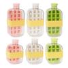 Curling Ice Cube Mold with One-Touch Release Flexible Ice Tray Portable Leak-Proof Water Bottle for Gym Travel Outdoor