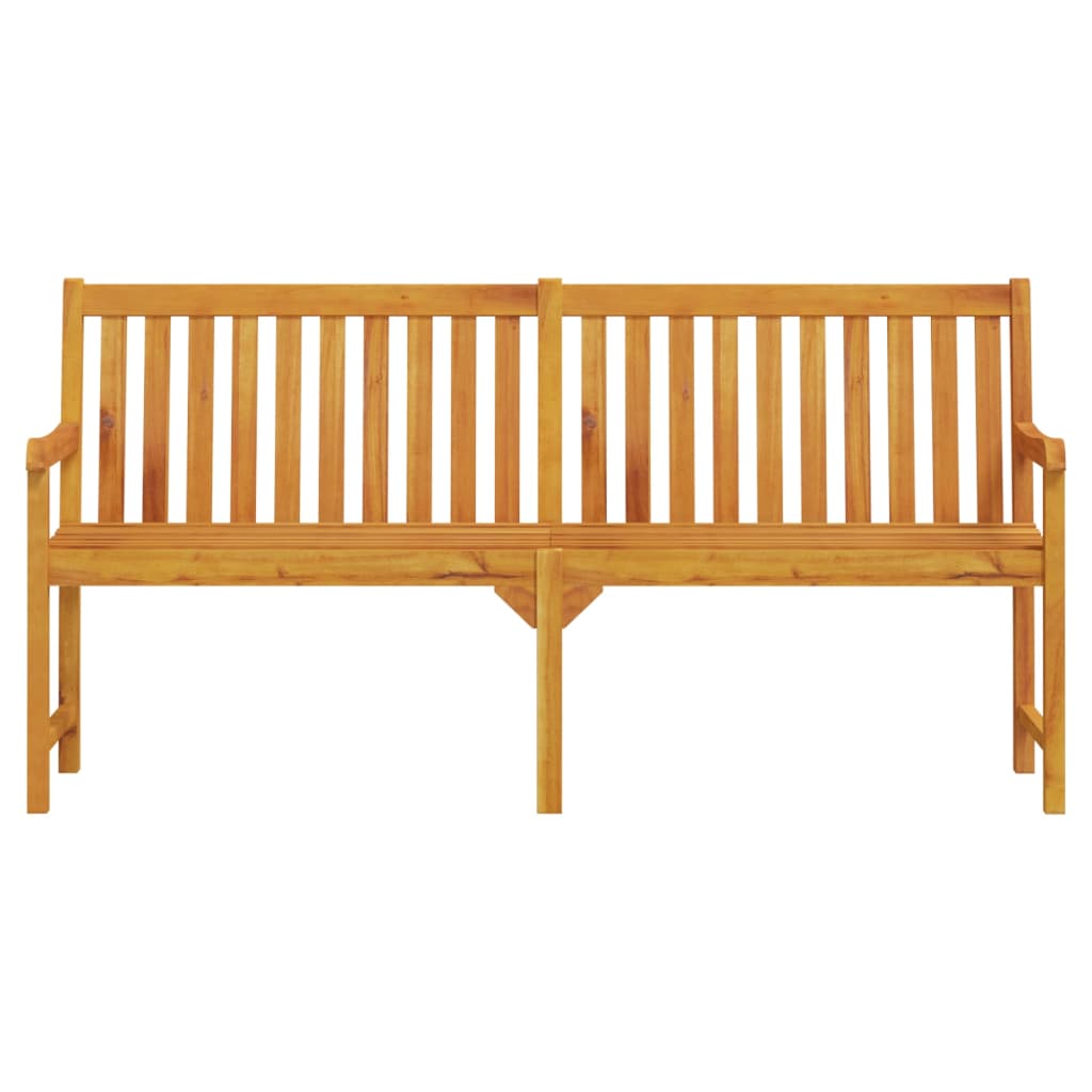 Garden Bench 1 Seat 180 x 55.5 x 90 cm Solid Acacia Wood