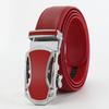 New Style of Men's Real Cowhide Belt Automatic Buckle Multi Color Business and Casual Second Layer Cowhide Belt