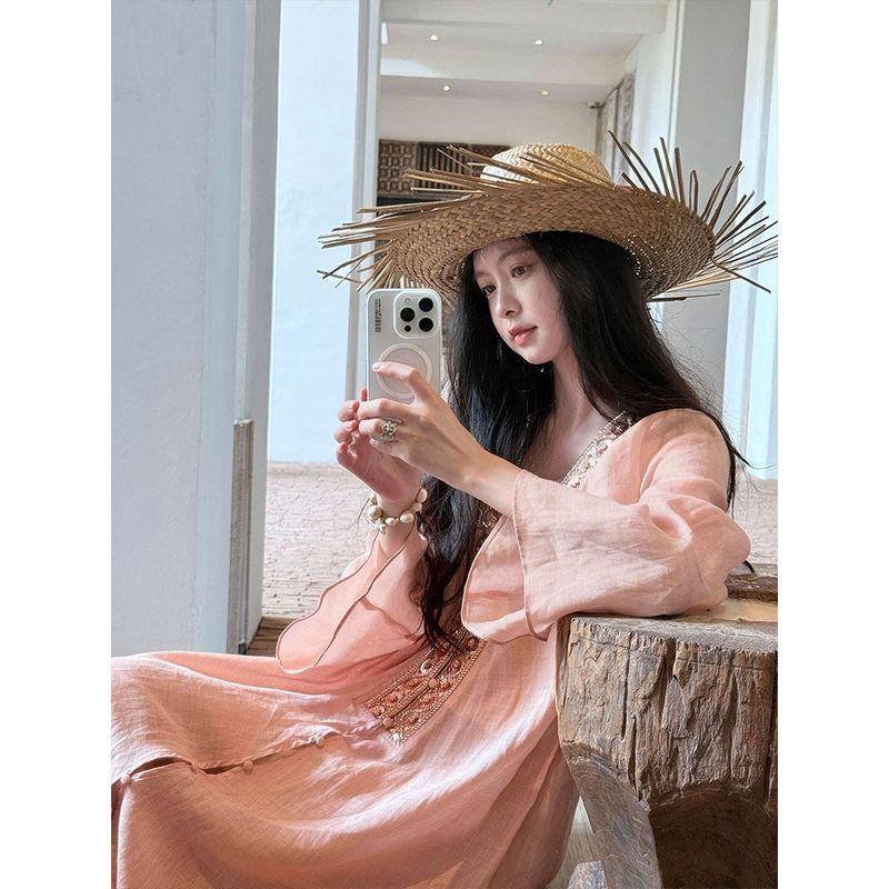 This Year's Trendy, Beautiful, and Unique Vacation-Style Loose-Fitting, High-End, and Elegant Dresses for Women, New Summer 2026 Collection