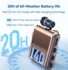 K89/K75 Lavalier Business Bluetooth 5.4 беспроводная гарнитура разговор/музыка 20H ЖК-цифровой дисплей HIFI наушники с микрофоном шумоподавление