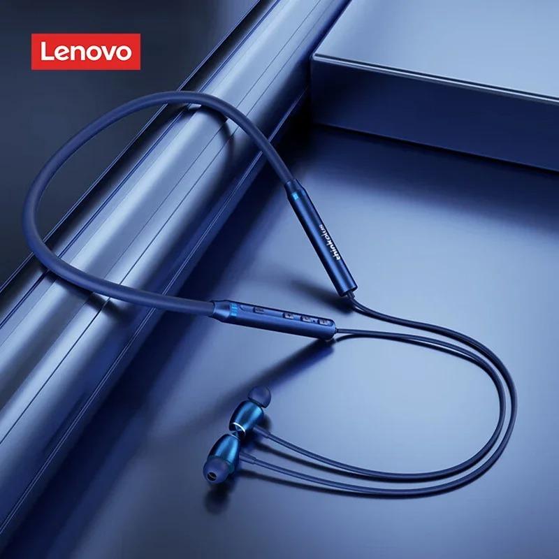 Lenovo Наушники HE05X II Bluetooth 5.0 с интерфейсом зарядки Type C, беспроводные наушники HIFI с магнитным шейным ободом, спортивные наушники 8H