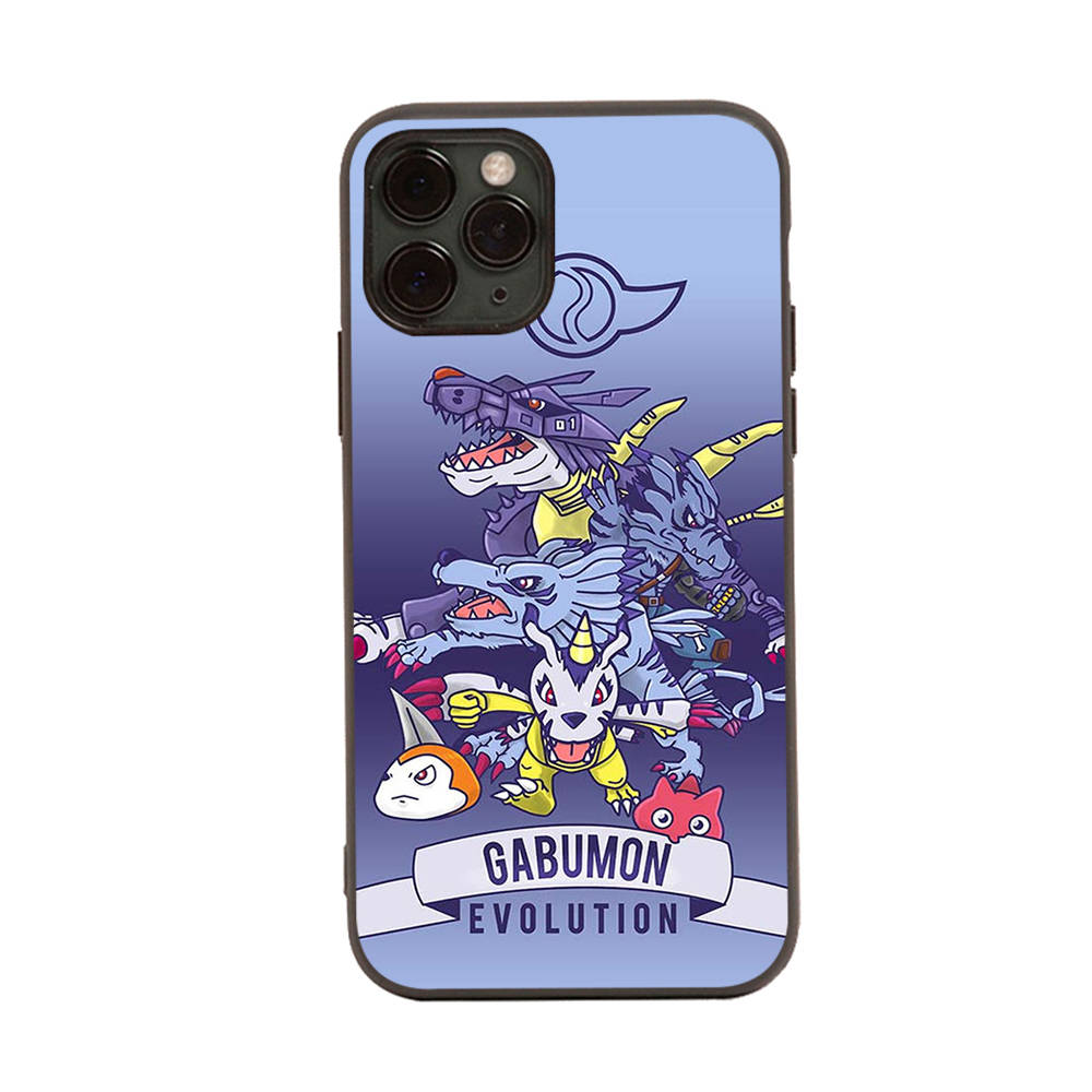 Чехол WD9 Digimon Black Sofe для Samsung Note 20 Lite S24 Ultra S23 A03 A05 A06 A11 A71 A15 A16 A13 A24 A25 A33 A52 A53 A50 M55 M35 Plus