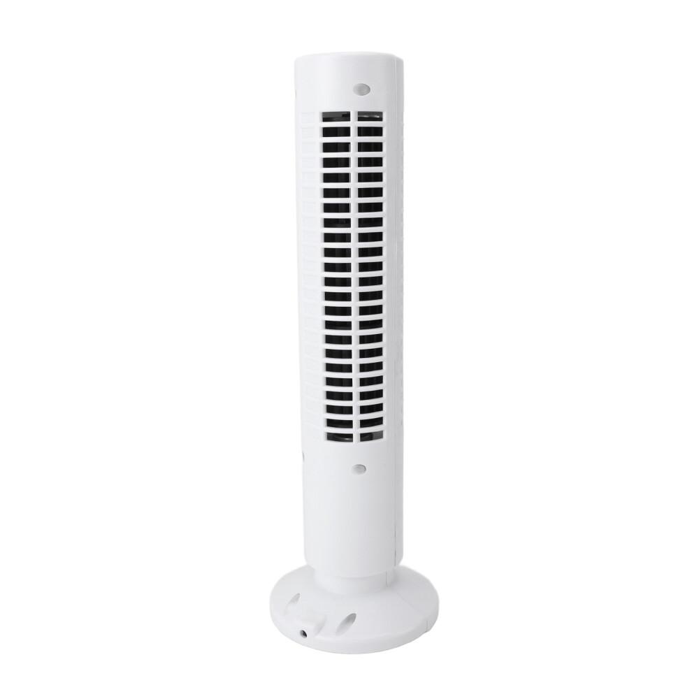 Mini Tower Fan USB Desk Fan 6x33cm Quiet Bladeless White