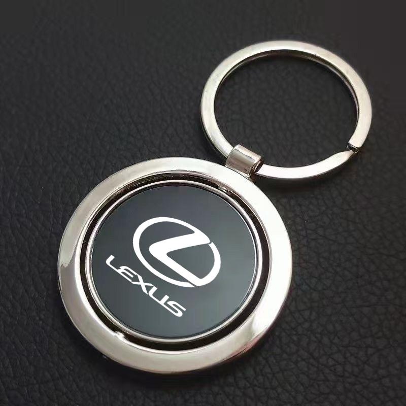 Interior Stickers Alloy Car Key Rings Keychain Pendent Keyrings For Lexus RX350 IS250 IS350 GX460 ES350 GS350 GX470 IS300 NX300 AY6